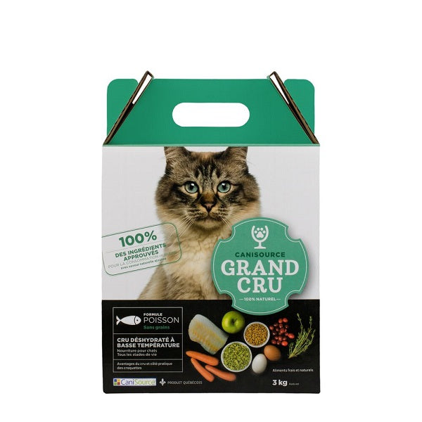 Canisource Grand Cru Nourriture Pour Chat, Poisson Sans Grains 3 Kg