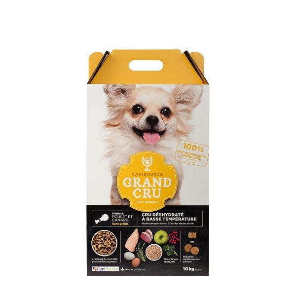 Canisource Grand Cru Nourriture Pour Chien, Poulet & Canard Sans Grains 10 Kg