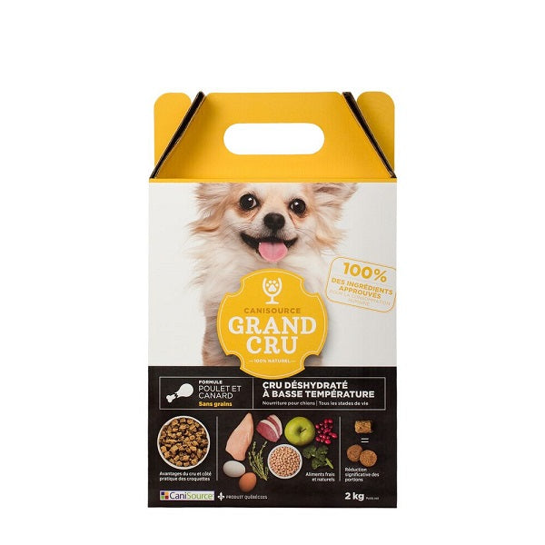 Canisource Grand Cru Nourriture Pour Chien, Poulet & Canard  Sans Grains 2Kg