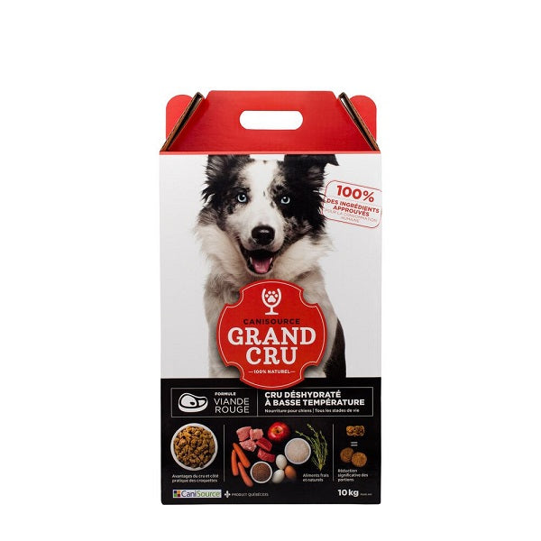 Canisource Grand Cru Nourriture Pour Chien, Viande Rouge 10 Kg