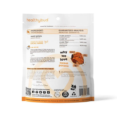 Healthybud gâteries de Patate douce 130g