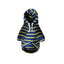 Hoodie bleu marine et jaune pour petit chien XS