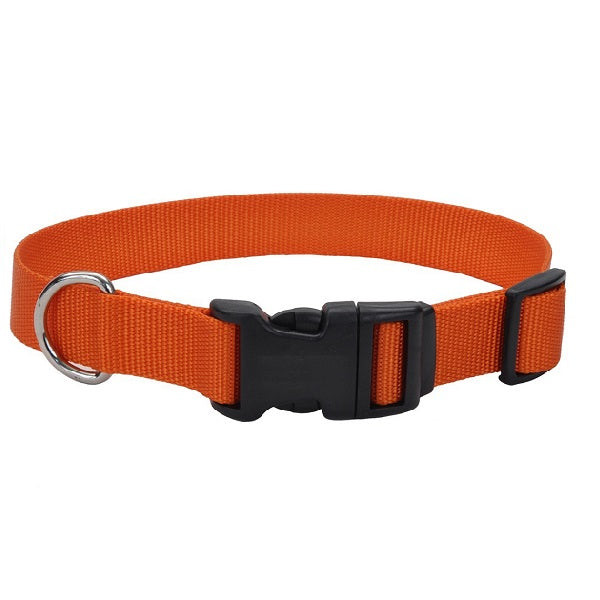 Collier Hunter en nylon ajustable orange 3/8"X8-11"