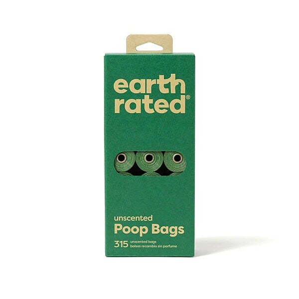 Earth Rated Sac à ramassage d'excrément non parfumé (315)