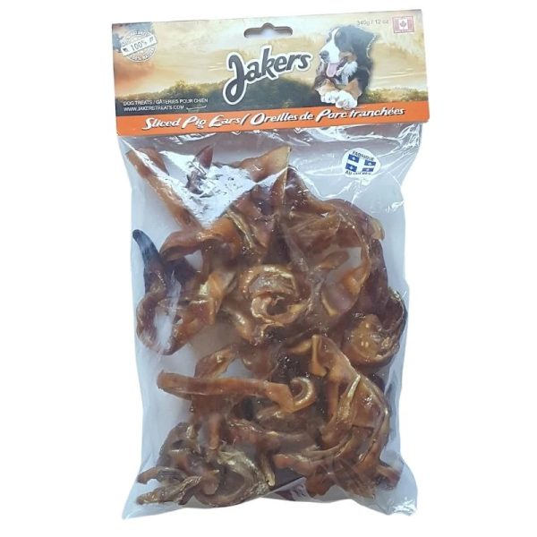 Jakers Treats Oreilles de porc tranchées 340g