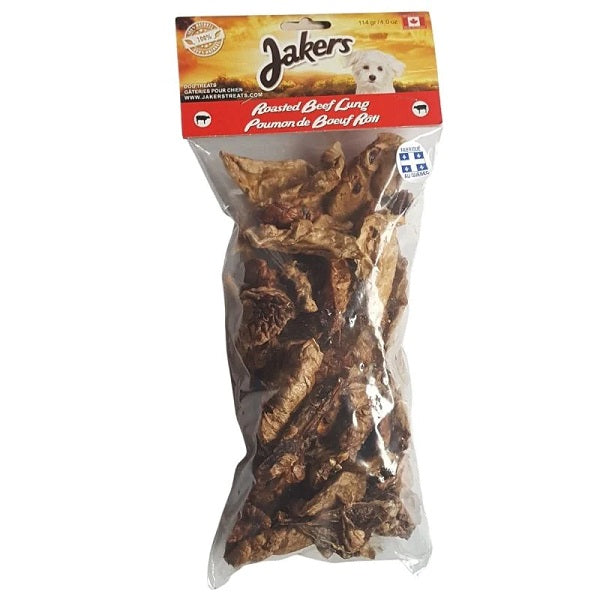 Jakers Treats Poumon de boeuf rôti 114g