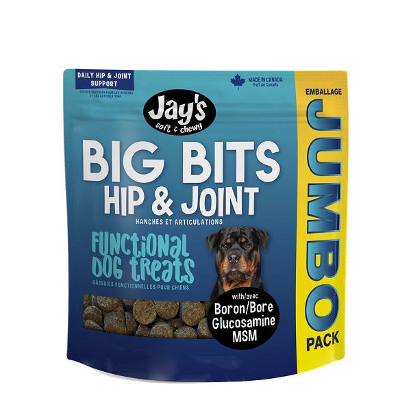 Jay's Big Bits gâteries hanches et articulations pour chiens 908g