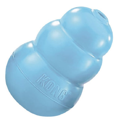 Kong chiot format medium bleu