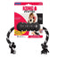 Kong extrême dental noir format medium avec corde - La boite à Penny