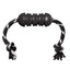 Kong extrême dental noir format medium avec corde - La boite à Penny