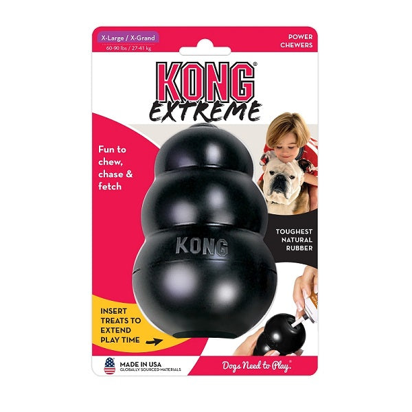 Kong extrême jouet noir format Xlarge