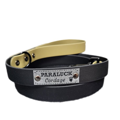 Paraluck Laisse Gris Foncé de Biothane 4 pieds
