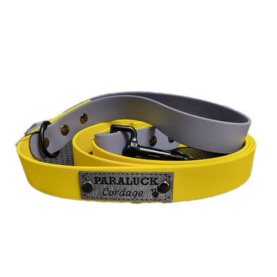 Paraluck Laisse Jaune de Biothane 4 pieds