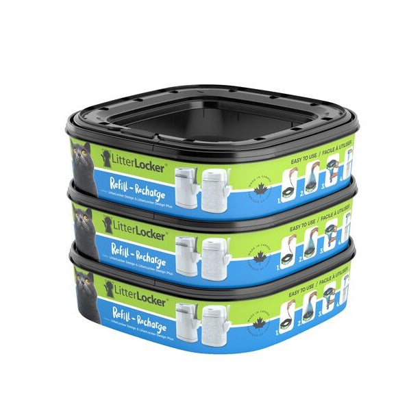 LitterLocker Design Plus -Recharge 3pk