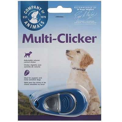 Company of Animals Multi-clicker bleu pour chien