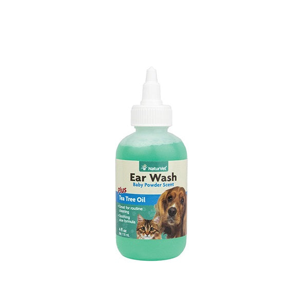 NaturVet liquide de nettoyage d'oreilles 118ml