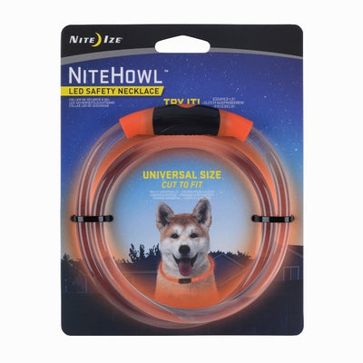 NiteHowl Collier de Sécurité ajustable à DEL Nite Ize ORANGE