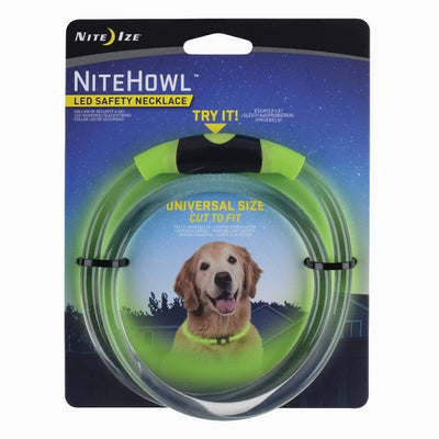 NiteHowl Collier de Sécurité ajustable à DEL Nite Ize VERT