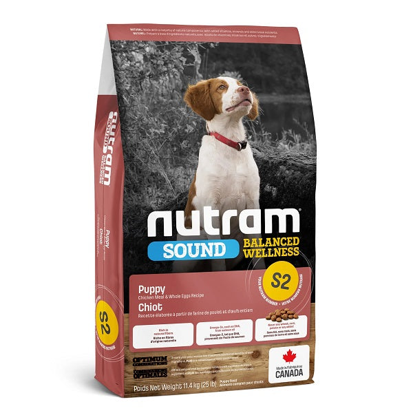 NUTRAM Sound S2 Chiot poulet et œufs 25lbs