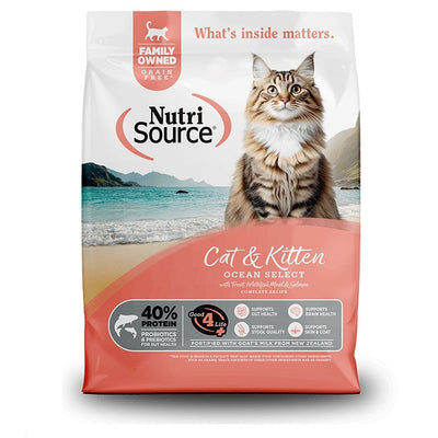 NutriSource Country Select nourriture pour chat et chaton sans grains saumon 12lb