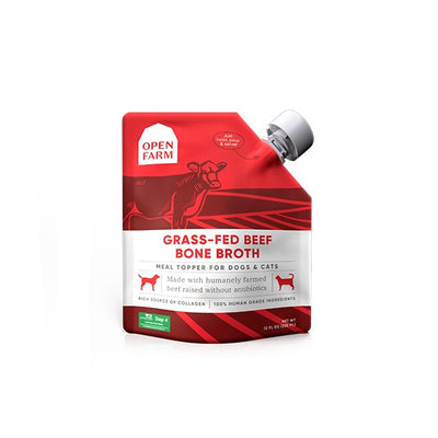 OPEN FARM Bouillon de bœuf pour chien et chat 355ml