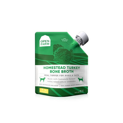 OPEN FARM Bouillon de dinde pour chien et chat 355ml