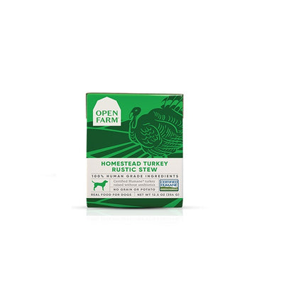 OPEN FARM mélange rustique à la dinde pour chiens 354g