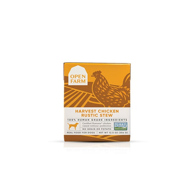 OPEN FARM mélange rustique au poulet pour chien 354g