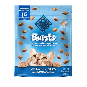 BLUE Bursts friandises pour chat saveur de poulet 141g