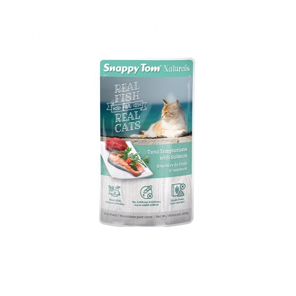 Snappy Tom Bouchées de Thon et Saumon 100g