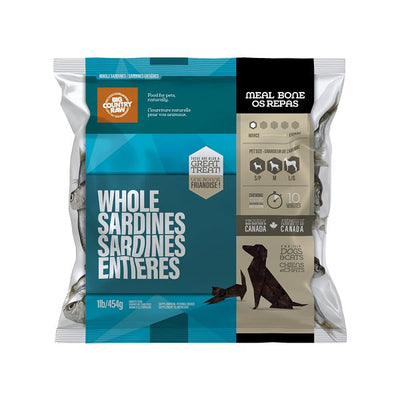 Big Country Raw sardines 1Lb pour chien et chat