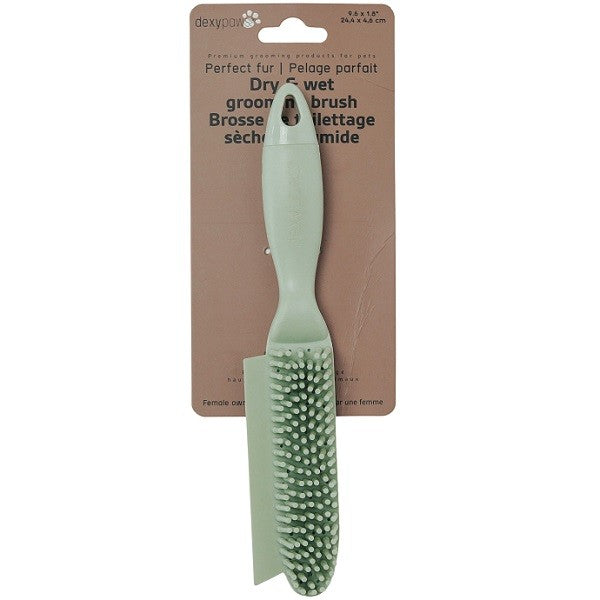 Dexypaws Outils De Toilettage Ou De Soins, Brosse De Toilettage "sèche Et Humide" En Caoutchouc