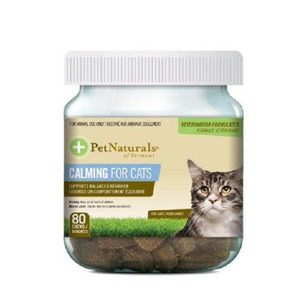 Pet Naturals Calmant à mâcher pour chats 80 mcx