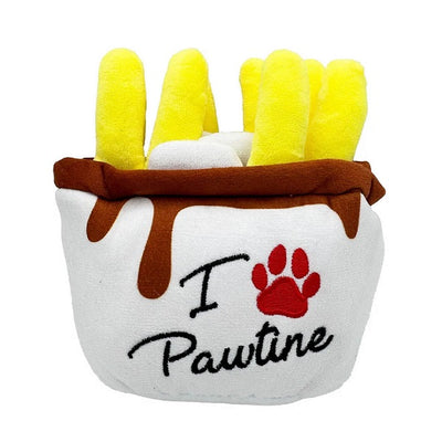 Huxley & Kent jouet pour chien Poutine Moelleuse medium