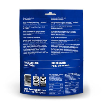 Purebites Peau de Morue Jerky 137g