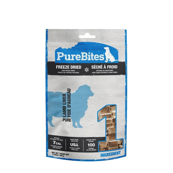 PUREBITES gâteries lyophilisées au Foie d'Agneau 95gr