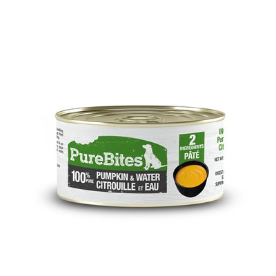 Purebites 100% pur pâté  citrouille et eau pour chien 71g