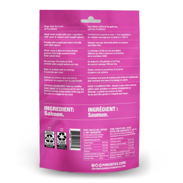 Purebites Saumon pour chien 70g