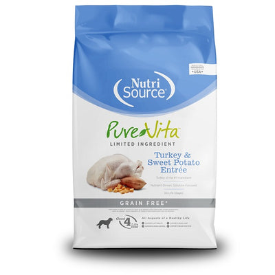 NutriSource Pure Vita Dinde et patate douce pour chiens 12lb