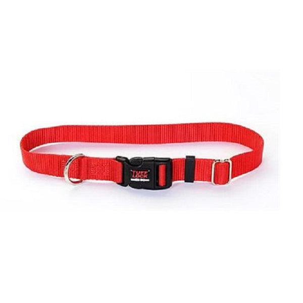 Collier Reflex 1" x 16-25" Rouge