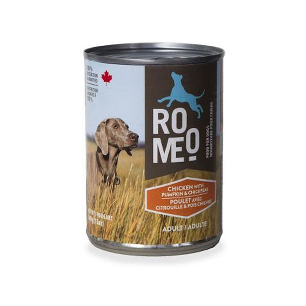 ROMEO Poulet Citrouille et Pois Chiches 369g