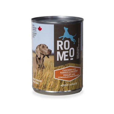 ROMEO Poulet Citrouille et Pois Chiches 369g