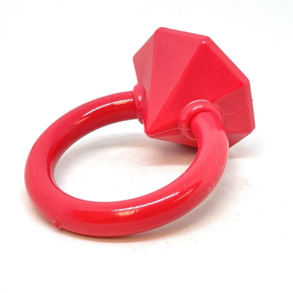 SodaPup Bague de dentition rouge en nylon