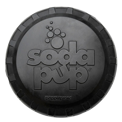 SodaPup Top Flyer frisbee noir ultra résistant large