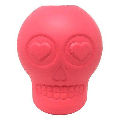 SodaPup jouet interactif pour chien Skull rose large