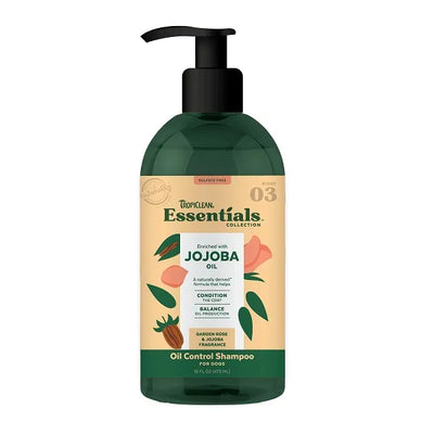 Tropiclean Essentials Shampoing Anti-Huile au Jojoba 473ml