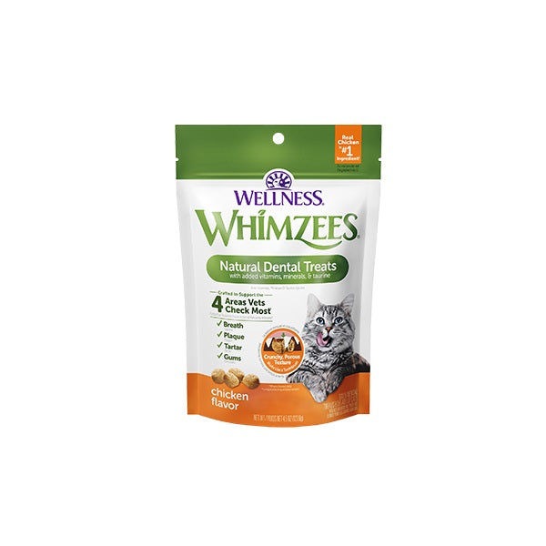 Whimzees gâteries dentaire pour chat poulet 127,6gr