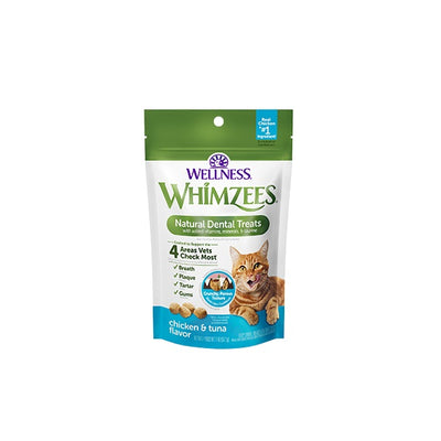 Whimzees gâteries dentaire pour chat poulet et thon 56.7gr