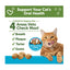 Whimzees gâteries dentaire pour chat poulet et thon 127,6gr