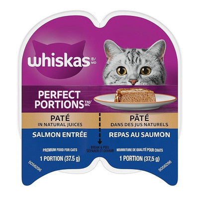 Whiskas Portions Parfaites coupes en sauce Saumon 2x37.5g